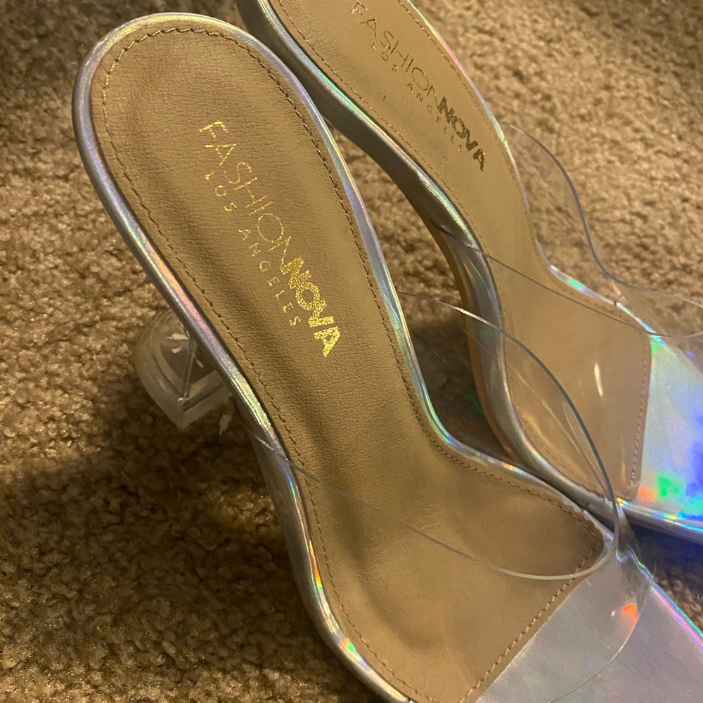Silver heels
